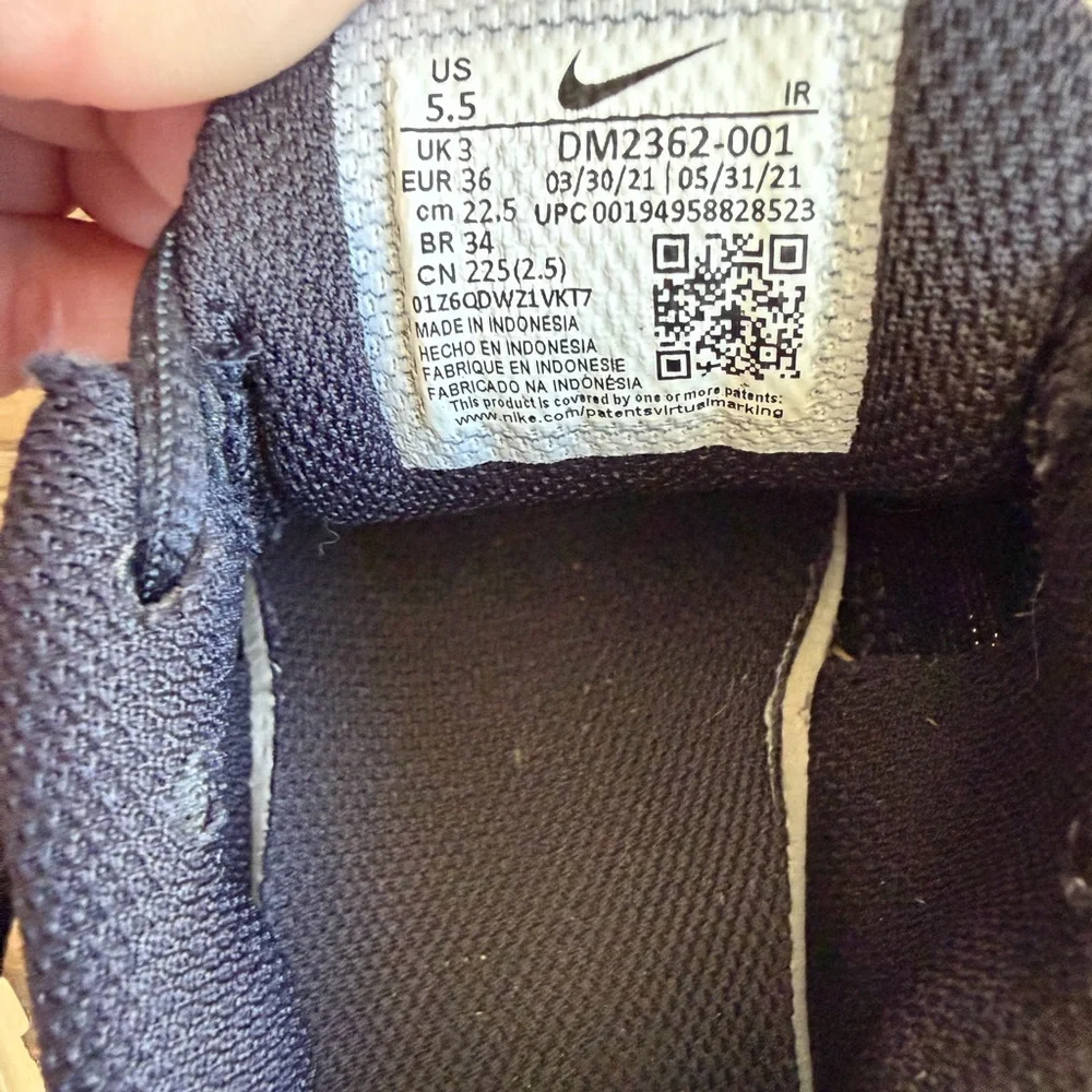 Nike Air Max Plus TN Black and White Sneakers - Picture 7 of 7